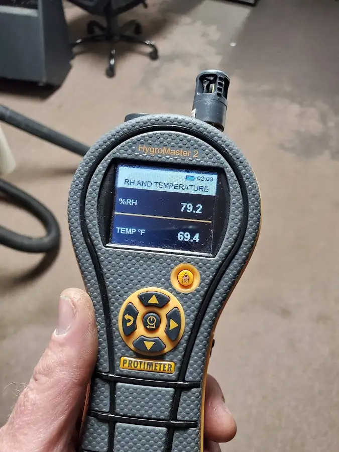 Moisture meter humidity assessment for Mold Remediation & Removal in Dentsville